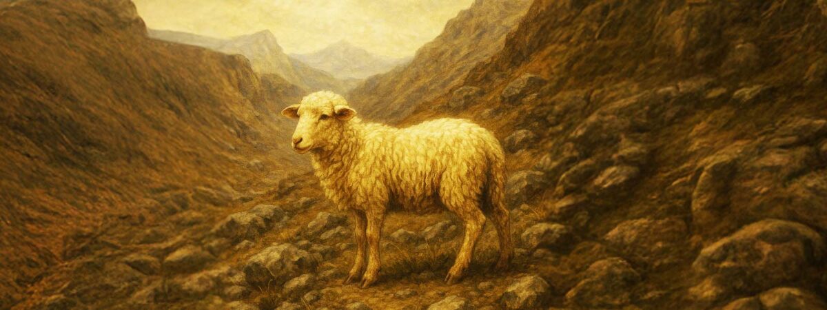The lost sheep in the parable